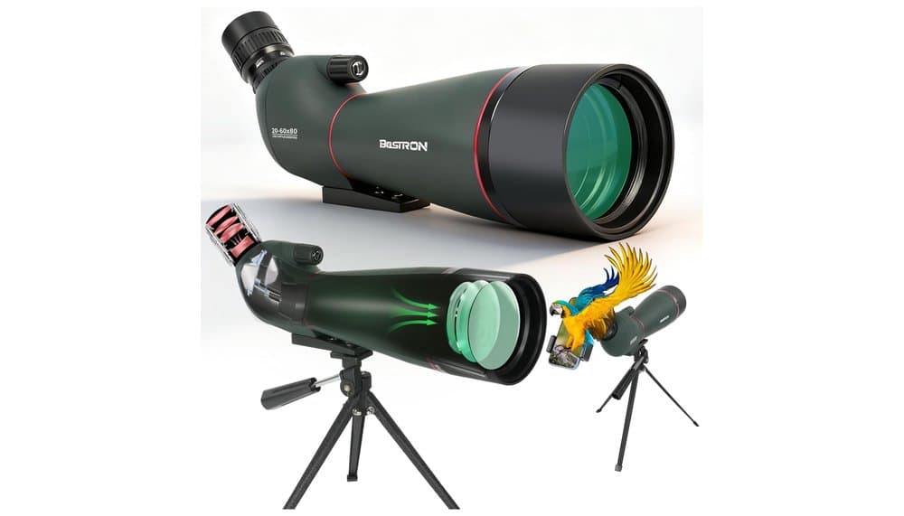 BOSTRON CY300 20-60x80 Spotting Scope Review