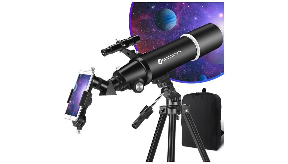 Teste do Telescópio Astronômico EACONN B80AZ