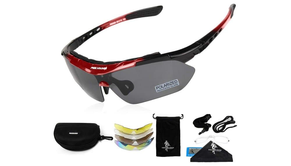 FREE SOLDIER Men's 5-in-1 Cycling & Tactical Glasses Review