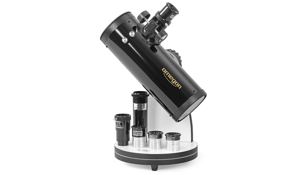 Omegon N 76-300 DOB Tabletop Teleskop Test