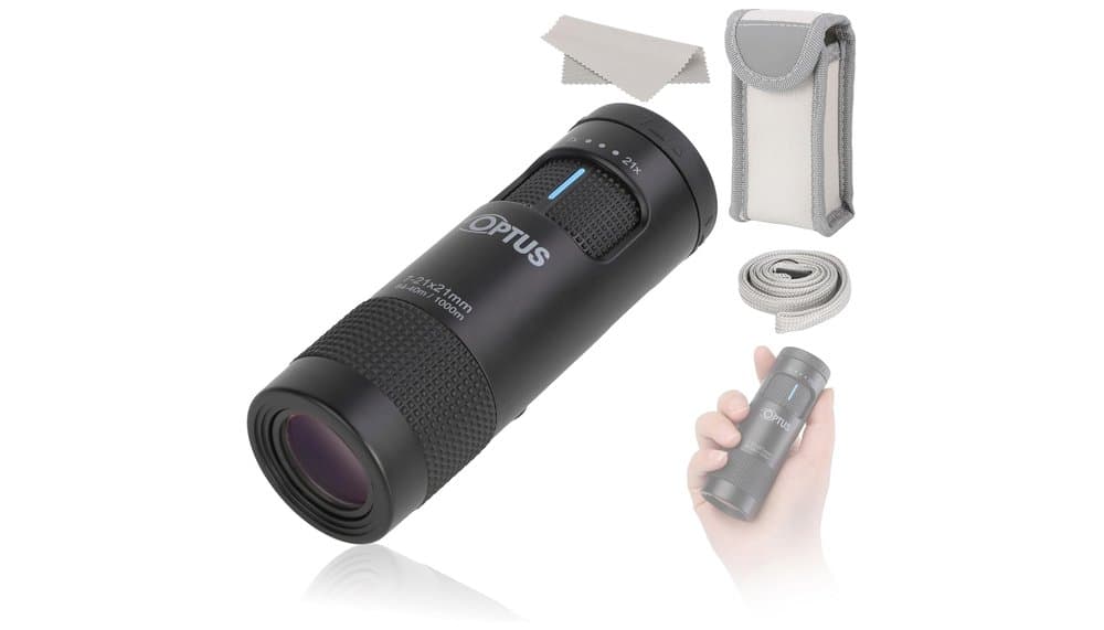 Teste do Monocular Zoom Optus 7-21x21
