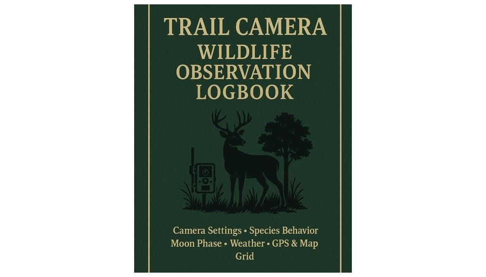 Test dziennika Trail Camera Wildlife Observation Logbook