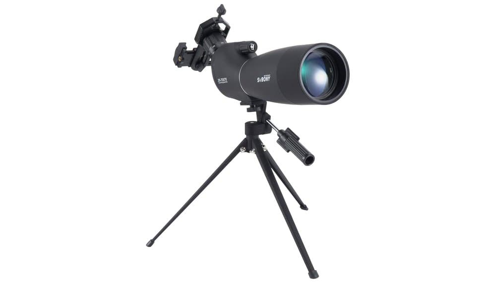 Teste do Spotting Scope Svbony SV28 25-75x70 HD