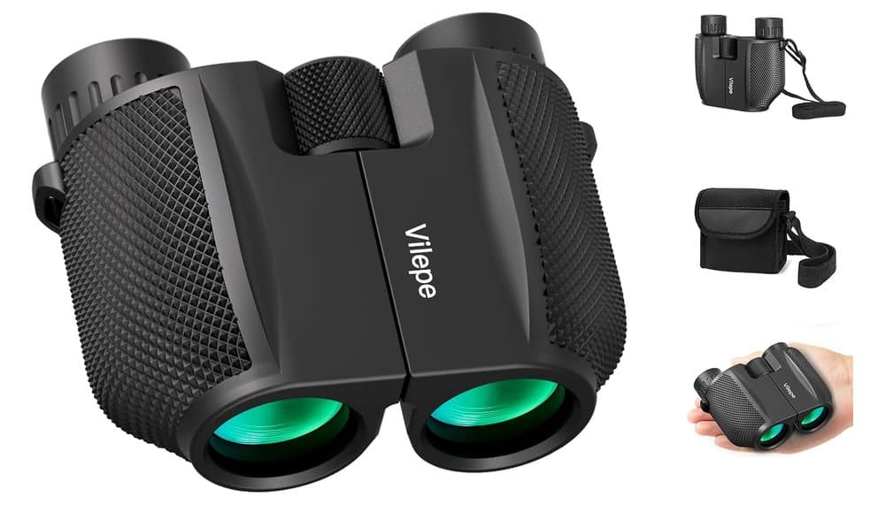 Vilepe 10x25 Compact Binoculars